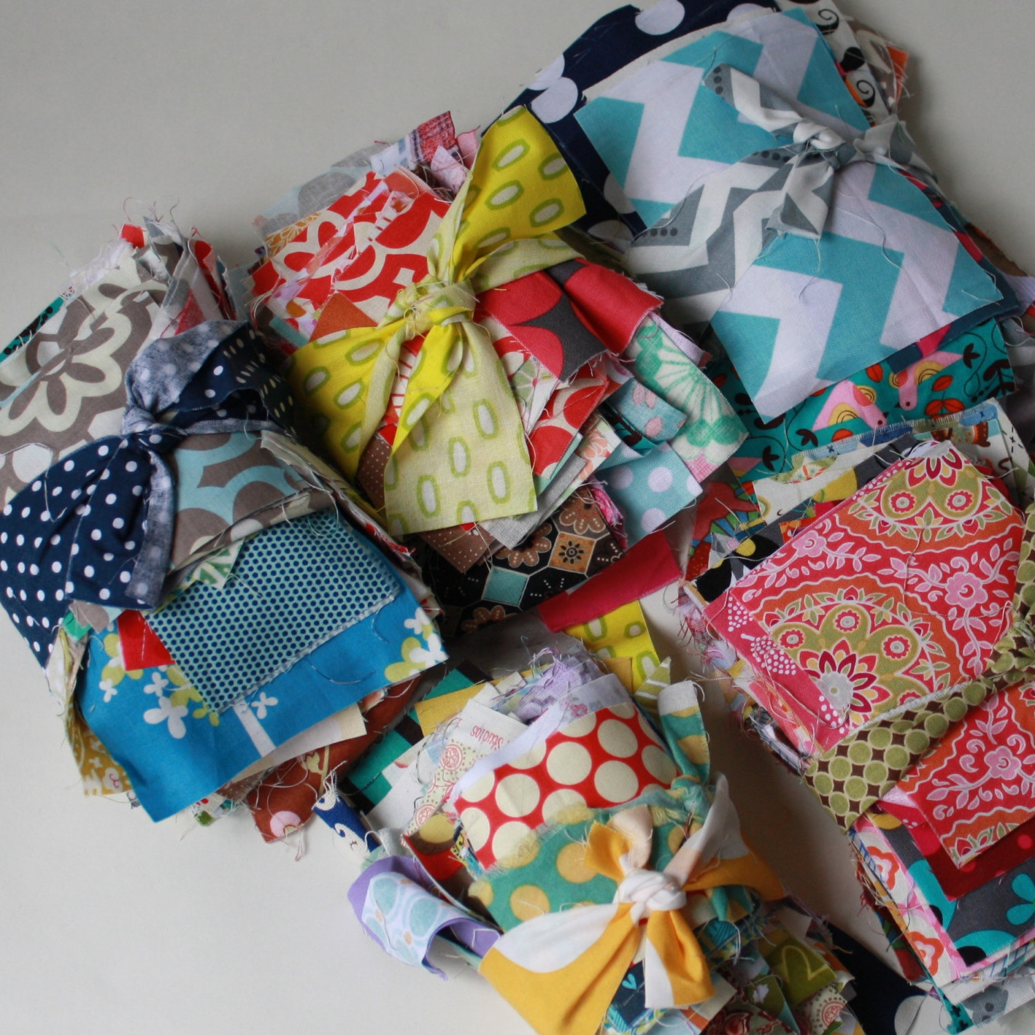 Scrap Pack - Small Scrap Fabric pieces - Equal to One Yard or More by Weight